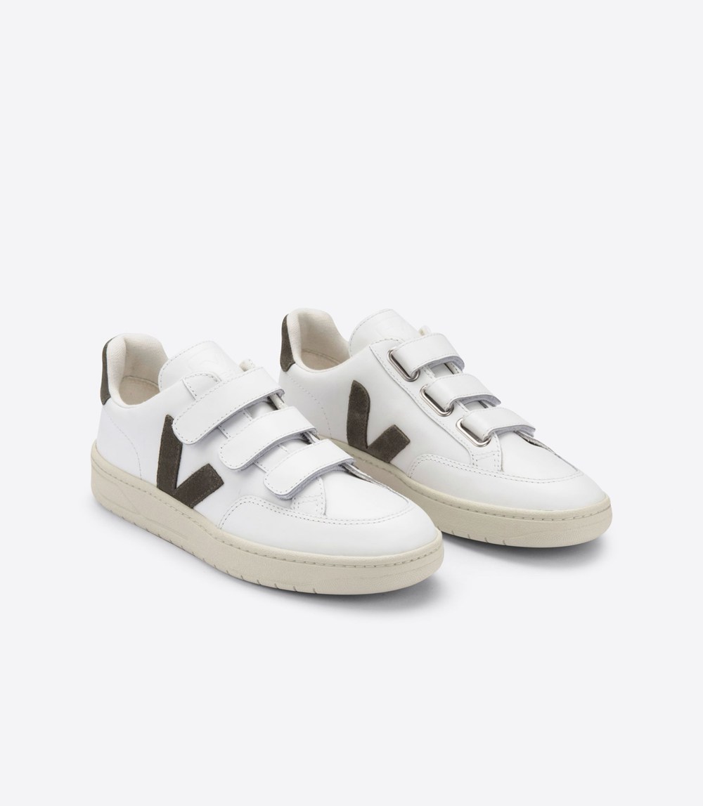 Veja Sneakers Dam - V-Lock Läder - Vita - 635284-BUT